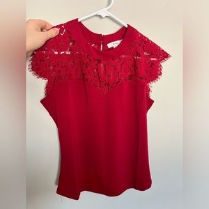 Woman’s NEW LACE blouse. Size small
